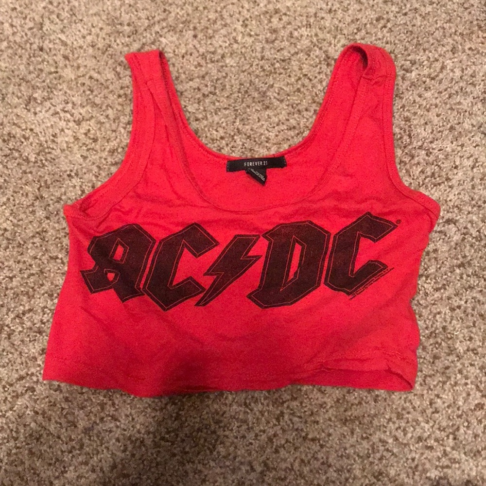AC/DC crop top